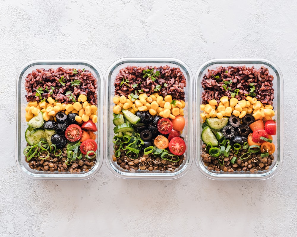 Vibrant vegetable stir-fry with tofu and brown rice
